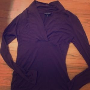 Banana Republic aubergine shirt